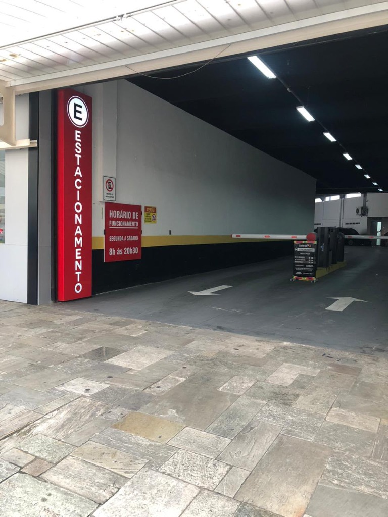 Estrutura Galeria PG - Entrada do Estacionamento
